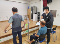 해오름탁구클럽 출장 체력측정
