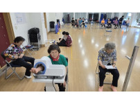 보은군노인장애인복지관 어르신 체력측정
